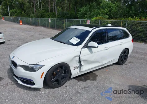 2017 BMW 328D xDrive from USA, damaged, VIN WBA8J1C38HA018986